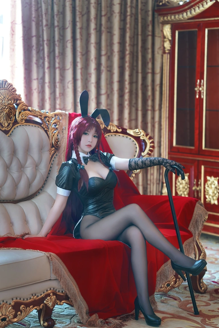 半半子 BANBANKO《东方幻想乡兔女郎（&索索sophia）》主题写真：30张全套美图