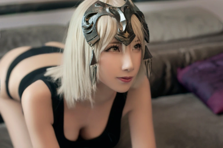 半半子 BANBANKO《黑贞2 家居ps4（&索索sophia）》主题写真：30张全套美图