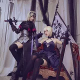 半半子 BANBANKO《黑贞3（&索索sophia）》主题写真：12张全套美图