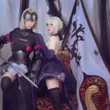 半半子 BANBANKO《黑贞3（&索索sophia）》主题写真：12张全套美图