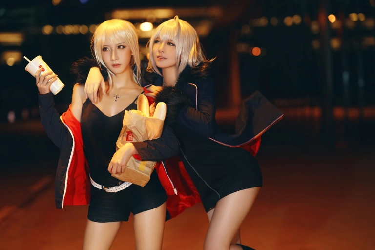 半半子 BANBANKO《黑贞4（&索索sophia）》主题写真：34张全套美图
