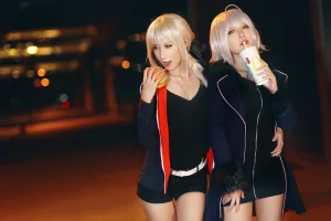 半半子 BANBANKO《黑贞4（&索索sophia）》主题写真：34张全套美图