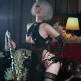 半半子 BANBANKO《2B靡烟旗袍》主题写真：37张全套美图