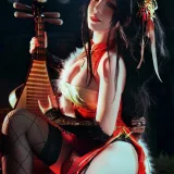 半半子 BANBANKO《大凤旗袍》主题写真：40张全套美图