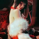 半半子 BANBANKO《大凤旗袍》主题写真：40张全套美图