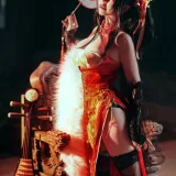 半半子 BANBANKO《大凤旗袍》主题写真：40张全套美图