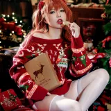 半半子 BANBANKO《式波・ー ASUKA Christmas》主题写真：41张全套美图