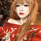 半半子 BANBANKO《式波・ー ASUKA Christmas》主题写真：41张全套美图