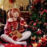 半半子 BANBANKO《式波・ー ASUKA Christmas》主题写真：41张全套美图