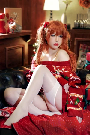 半半子 BANBANKO《式波・ー ASUKA Christmas》主题写真：41张全套美图