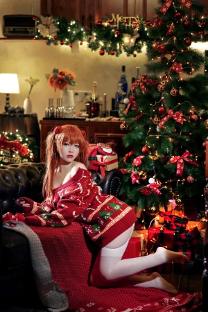 半半子 BANBANKO《式波・ー ASUKA Christmas》主题写真：41张全套美图