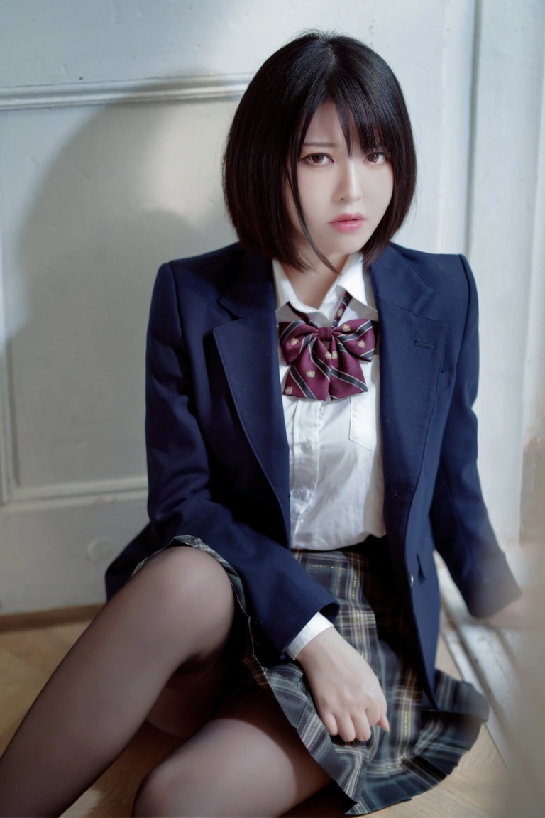 半半子 BANBANKO《彼女の制服姿が好き》主题写真：54张全套美图