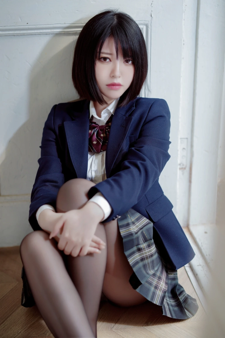 半半子 BANBANKO《彼女の制服姿が好き》主题写真：54张全套美图