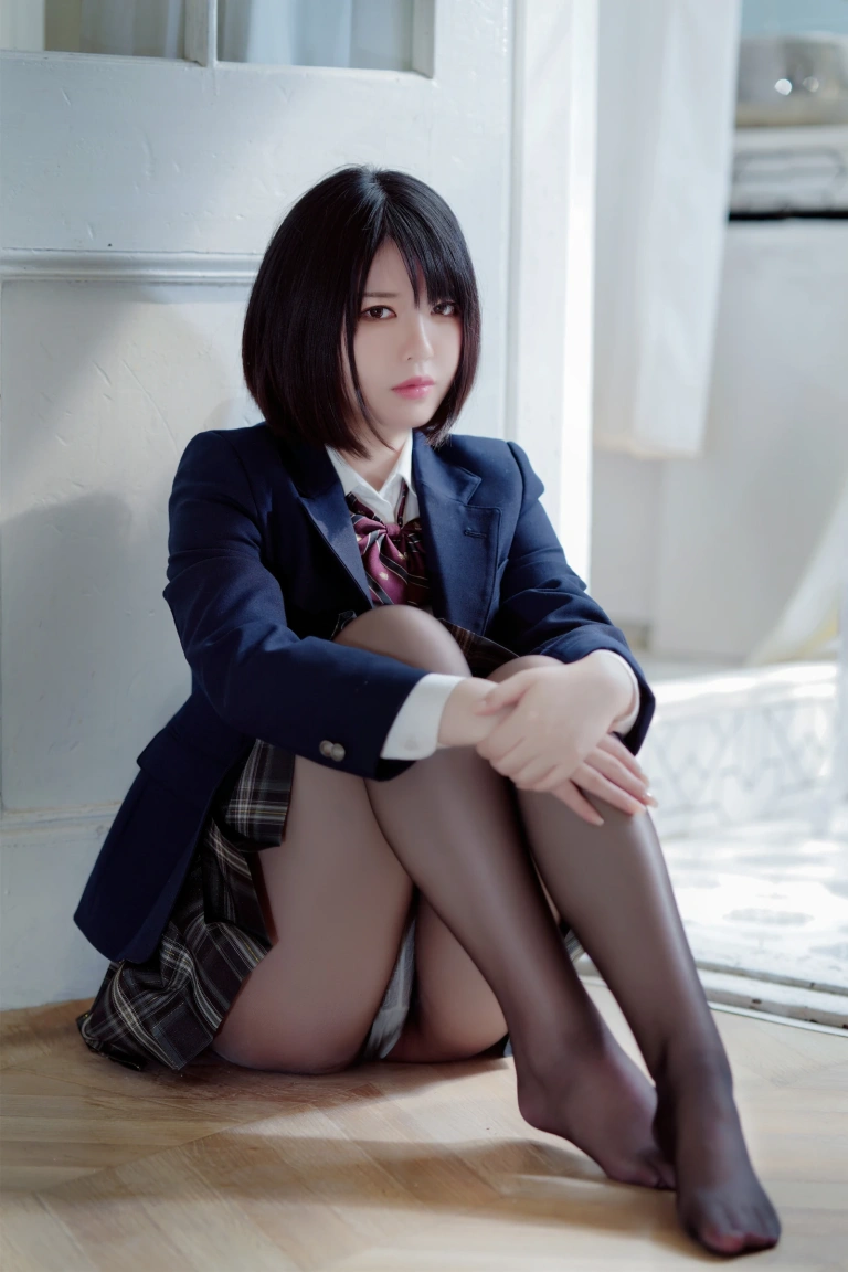 半半子 BANBANKO《彼女の制服姿が好き》主题写真：54张全套美图