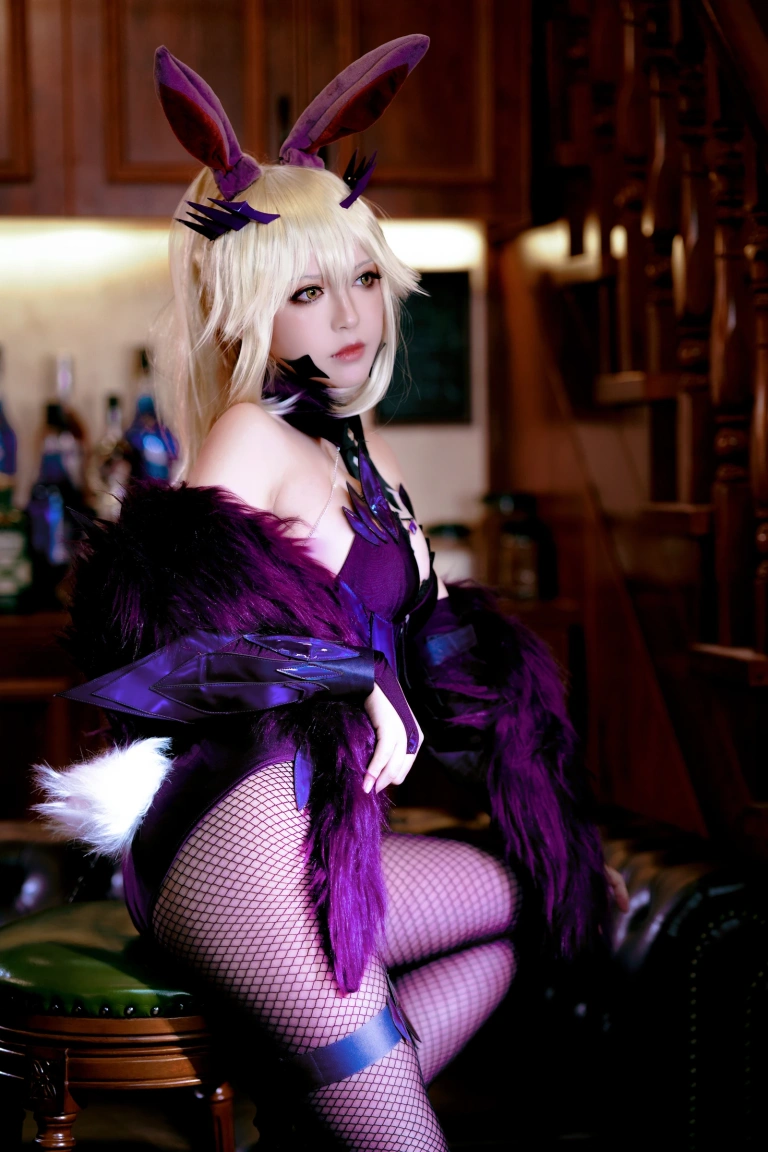 半半子 BANBANKO《LancerAlter Bunny》主题写真：40张全套美图