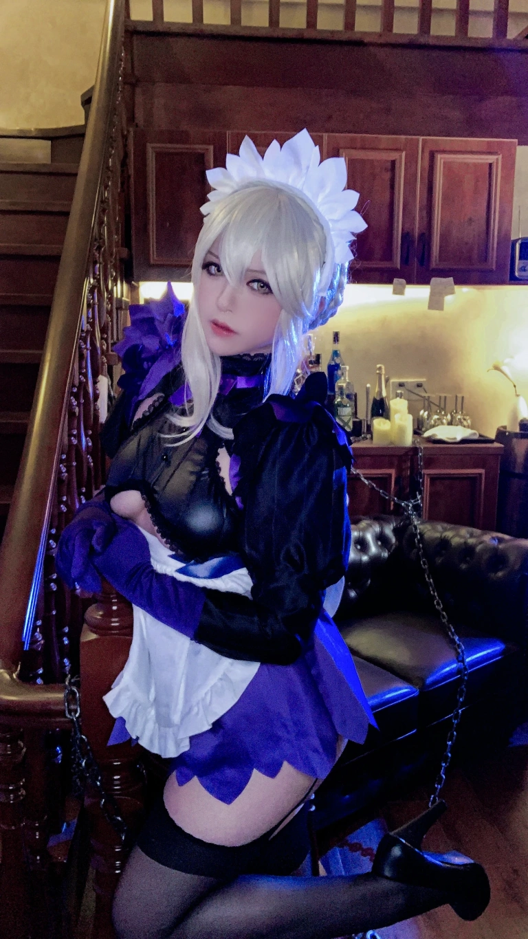 半半子 BANBANKO《LancerAlter Maid》主题写真：62张全套美图