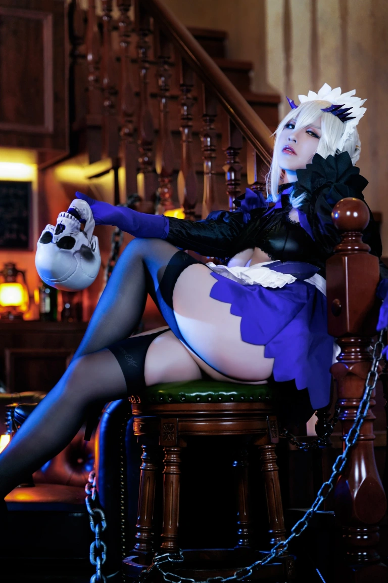 半半子 BANBANKO《LancerAlter Maid》主题写真：62张全套美图
