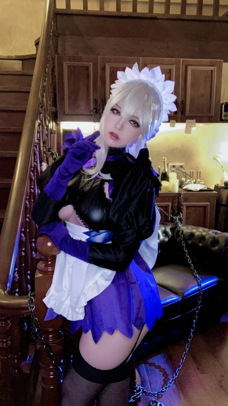 半半子 BANBANKO《LancerAlter Maid》主题写真：62张全套美图