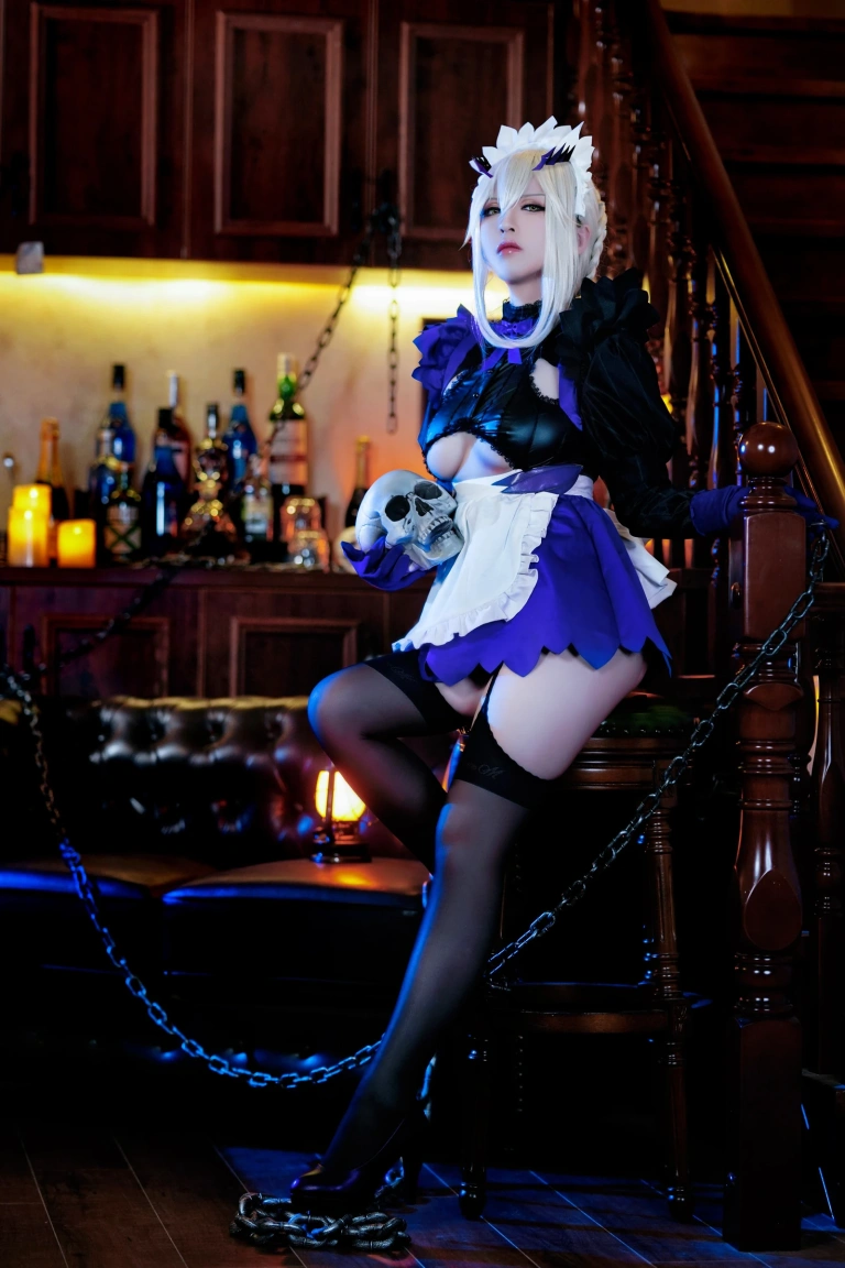 半半子 BANBANKO《LancerAlter Maid》主题写真：62张全套美图