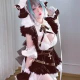 半半子 BANBANKO《柴郡》主题写真：63张全套美图，含2个视频
