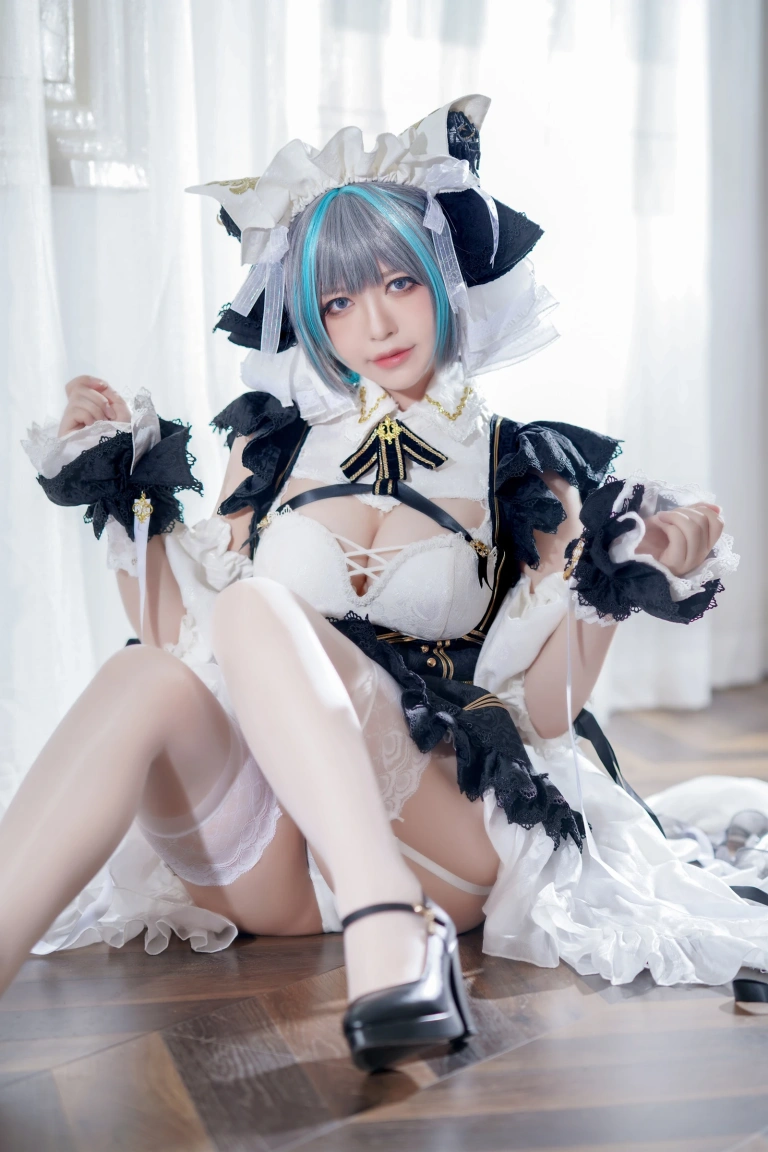 半半子 BANBANKO《柴郡》主题写真：63张全套美图，含2个视频