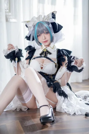 半半子 BANBANKO《柴郡》主题写真：63张全套美图，含2个视频