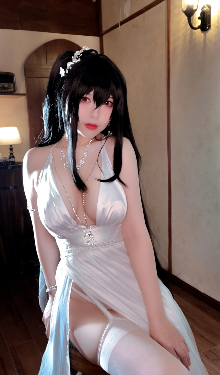 半半子 BANBANKO《大凤花嫁》主题写真：60张全套美图