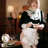 半半子 BANBANKO《来一份下午茶吧》主题写真：77张全套美图，含2个视频