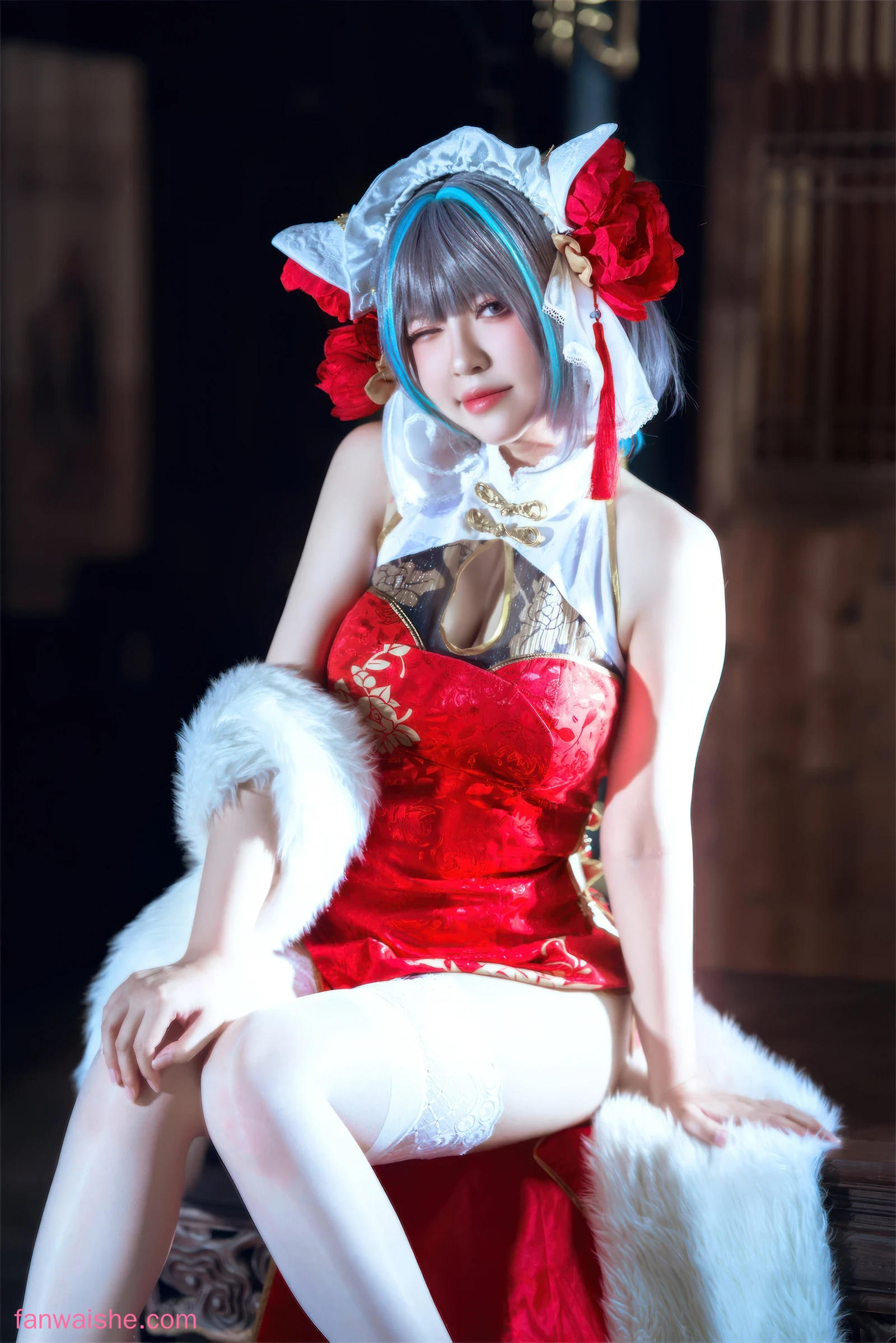 半半子 BANBANKO 半半子 BANBANKO NO.047 - 柴郡中华娘旗袍