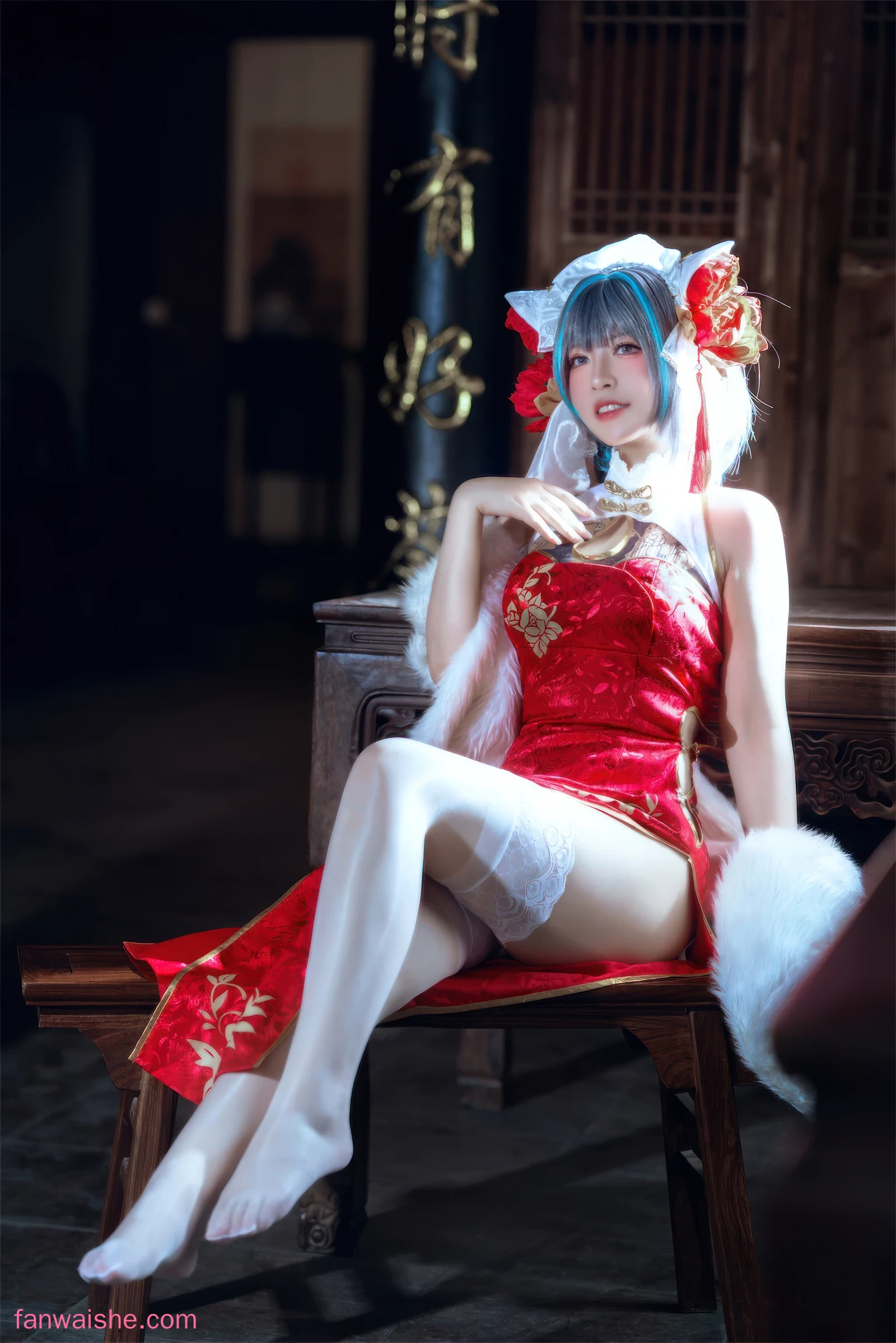 半半子 BANBANKO 半半子 BANBANKO NO.047 - 柴郡中华娘旗袍