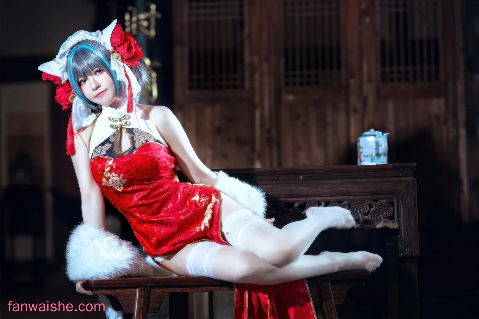 半半子 BANBANKO 半半子 BANBANKO NO.047 - 柴郡中华娘旗袍