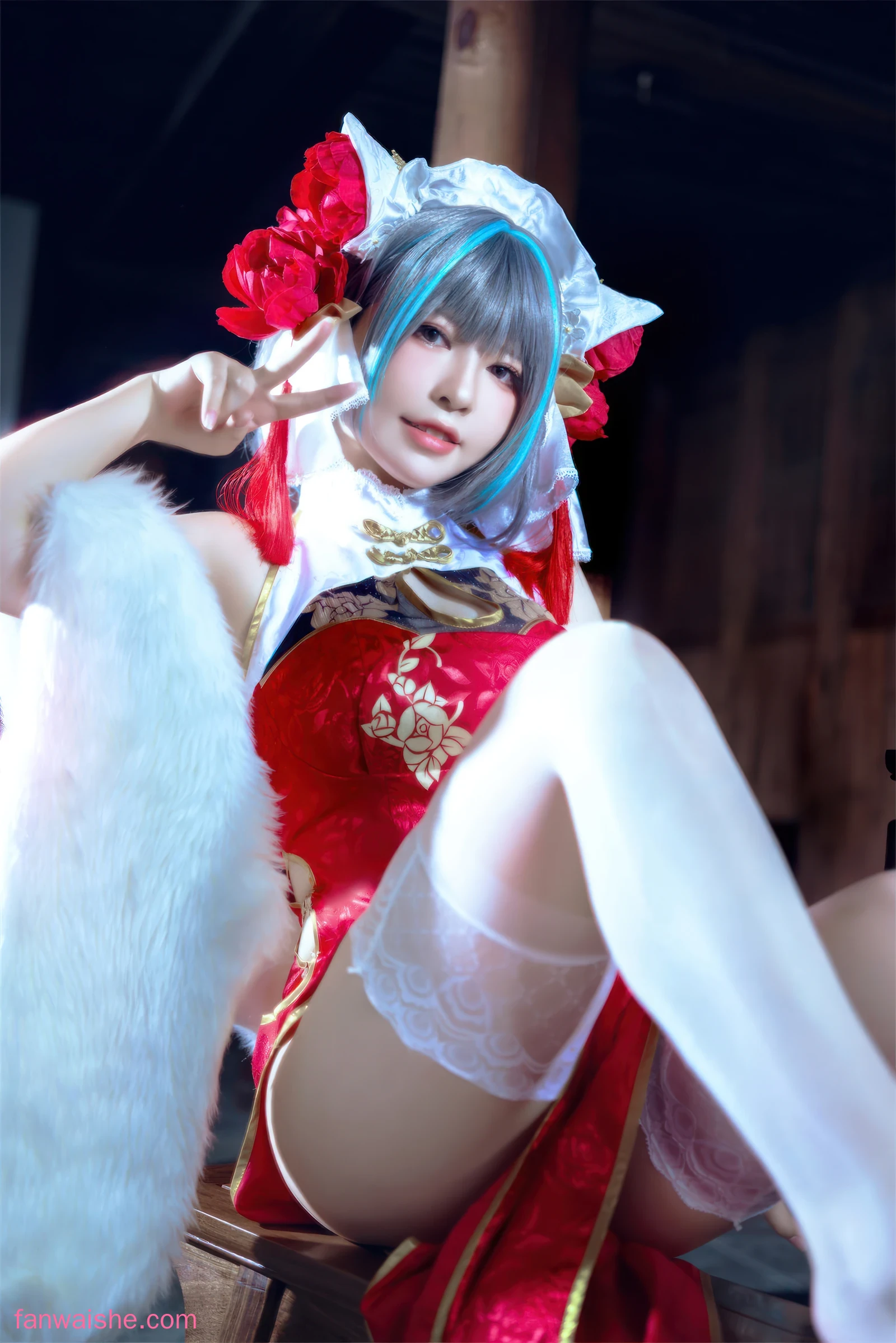 半半子 BANBANKO 半半子 BANBANKO NO.047 - 柴郡中华娘旗袍