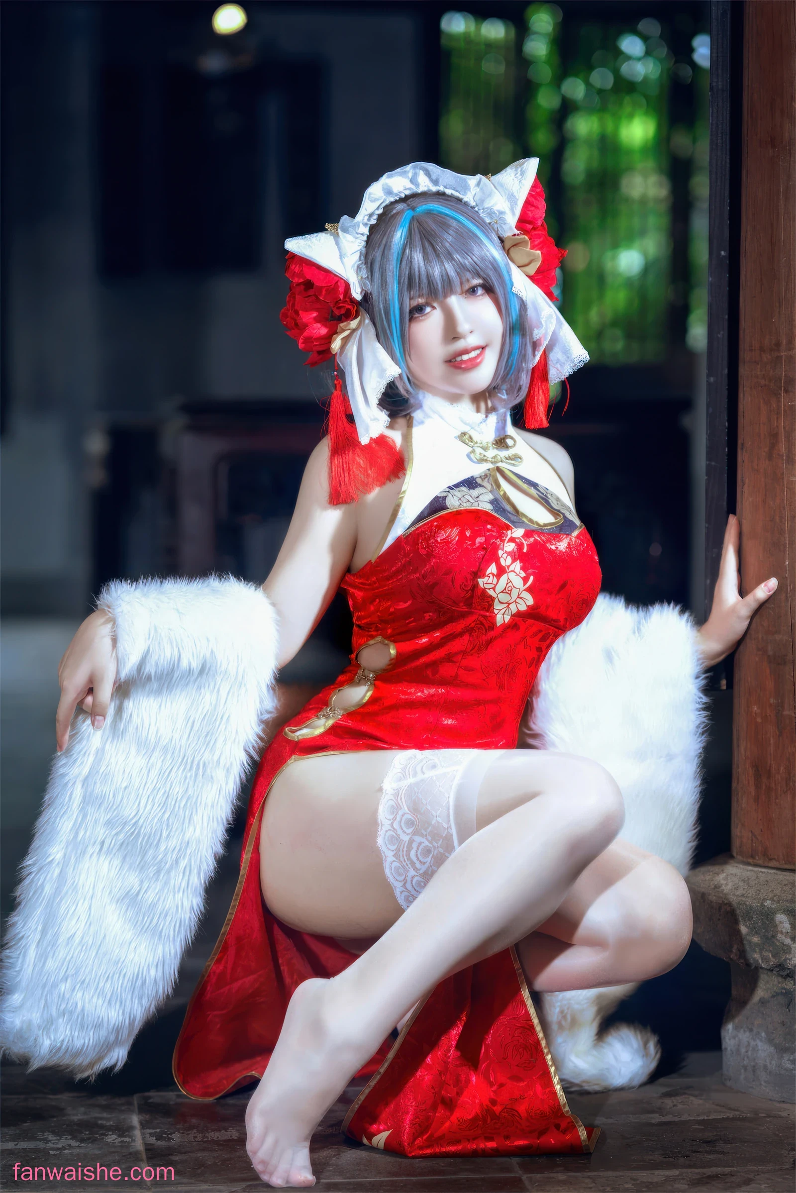 半半子 BANBANKO 半半子 BANBANKO NO.047 - 柴郡中华娘旗袍