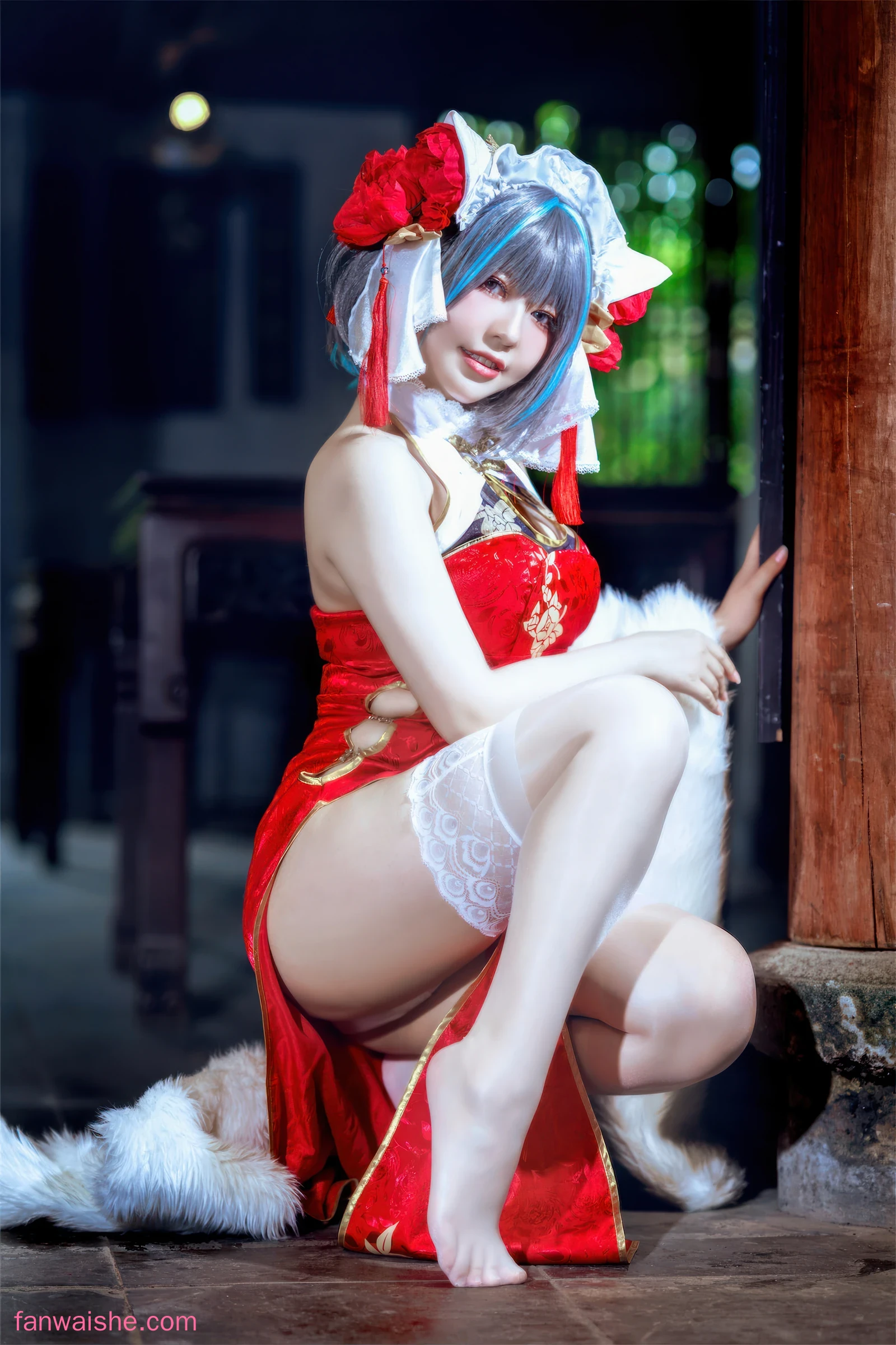 半半子 BANBANKO 半半子 BANBANKO NO.047 - 柴郡中华娘旗袍