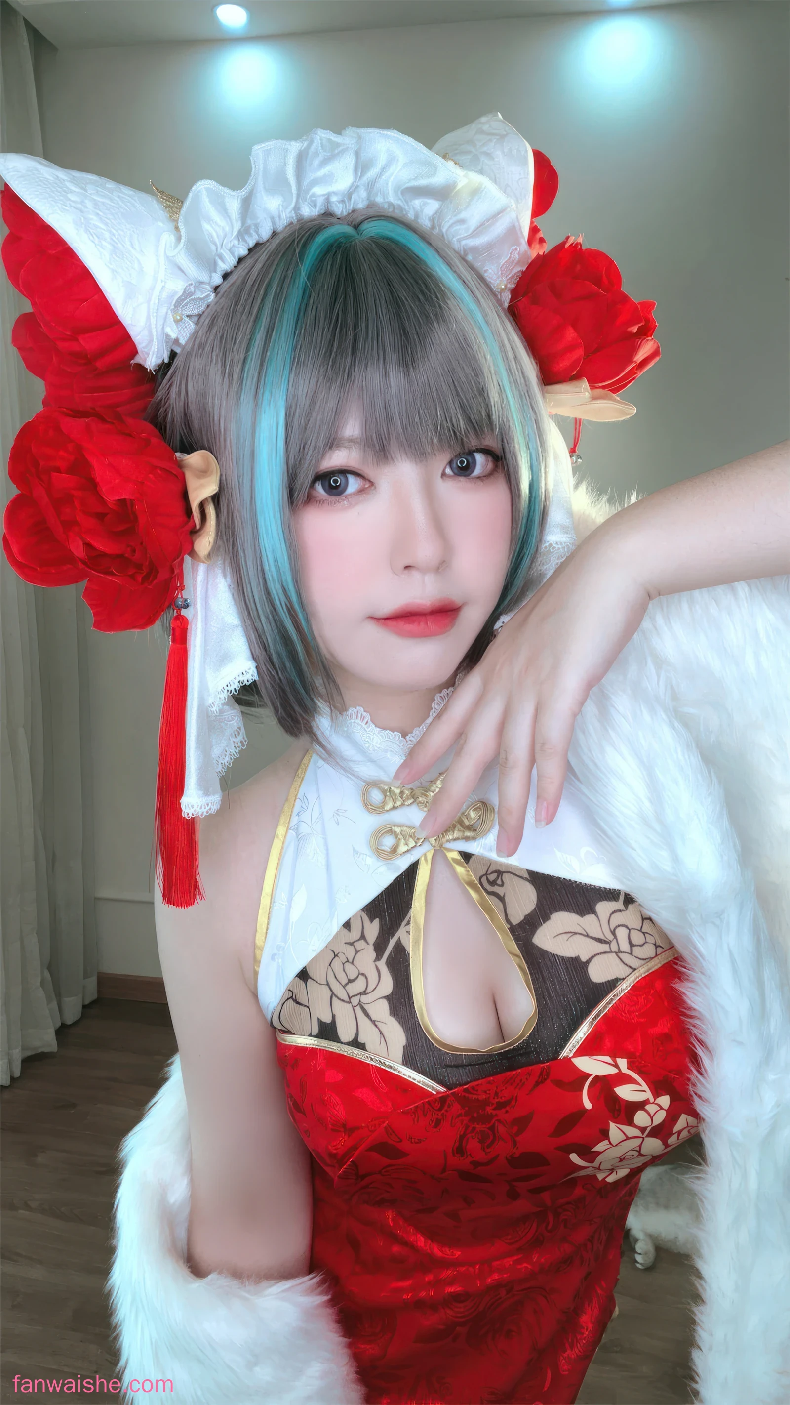半半子 BANBANKO 半半子 BANBANKO NO.047 - 柴郡中华娘旗袍