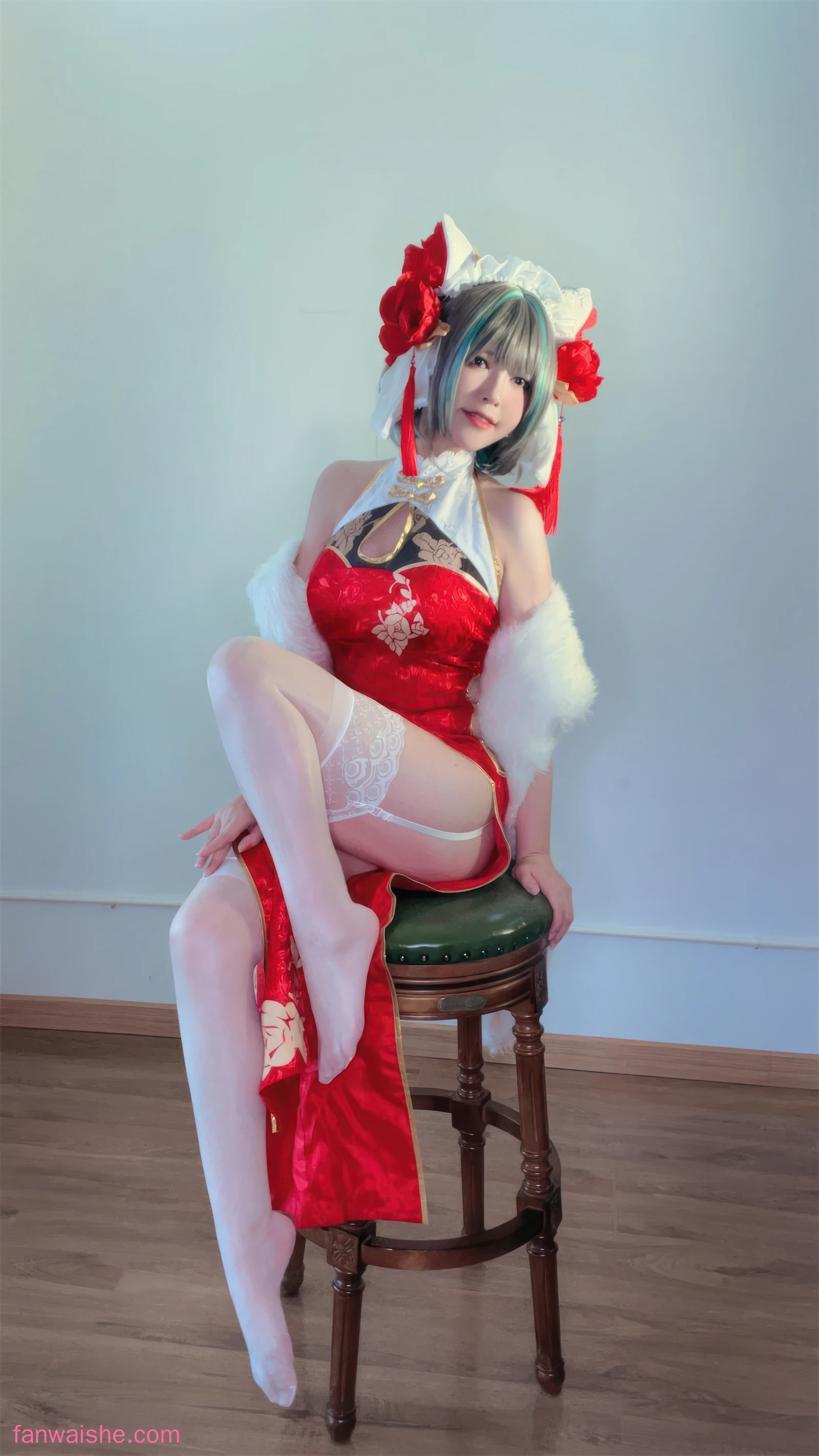 半半子 BANBANKO 半半子 BANBANKO NO.047 - 柴郡中华娘旗袍
