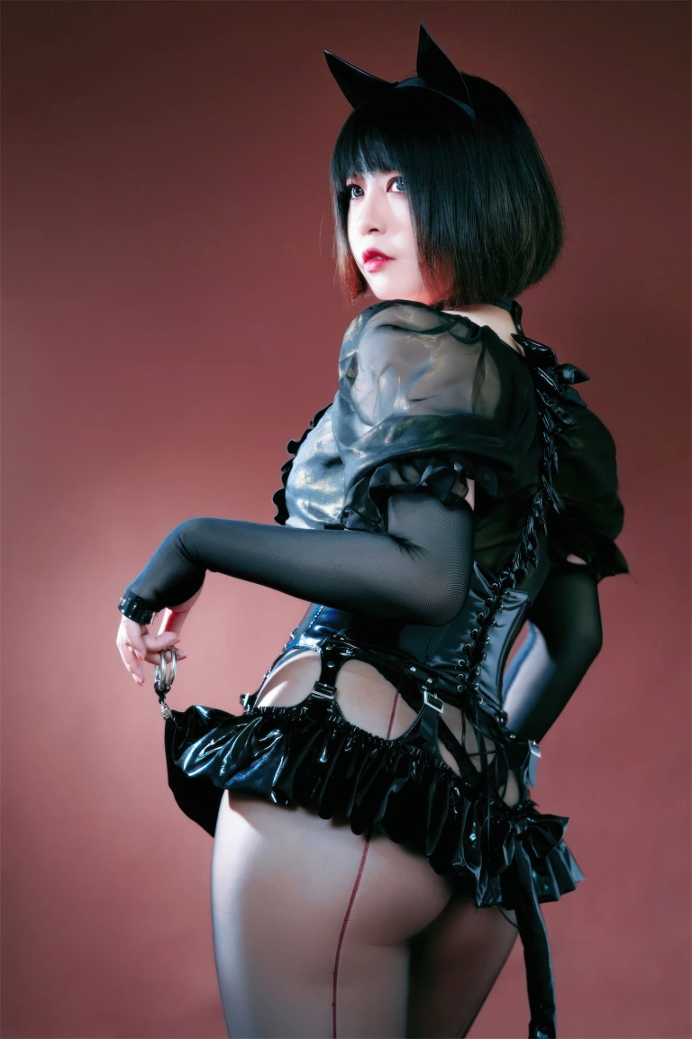 半半子 BANBANKO《黑猫NEKO》主题写真：55张全套美图，含2个视频