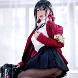 半半子 BANBANKO《大凤 风纪委员》主题写真：55张全套美图，含3个视频