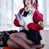 半半子 BANBANKO《大凤 风纪委员》主题写真：55张全套美图，含3个视频