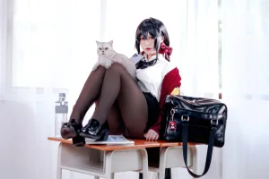 半半子 BANBANKO《大凤 风纪委员》主题写真：55张全套美图，含3个视频