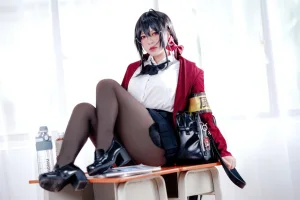 半半子 BANBANKO《大凤 风纪委员》主题写真：55张全套美图，含3个视频
