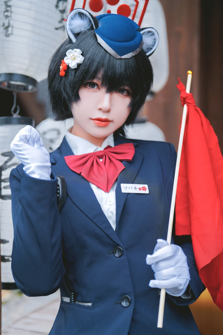 半半子 BANBANKO《导游椿》主题写真：86张全套美图，含6个视频