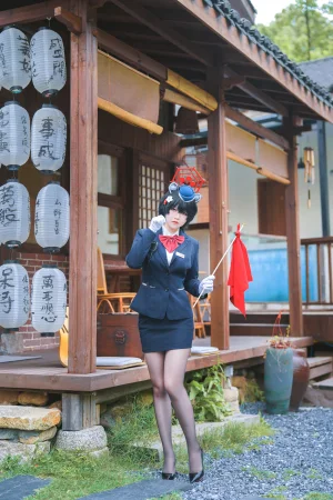 半半子 BANBANKO《导游椿》主题写真：86张全套美图，含6个视频