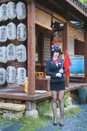 半半子 BANBANKO《导游椿》主题写真：86张全套美图，含6个视频