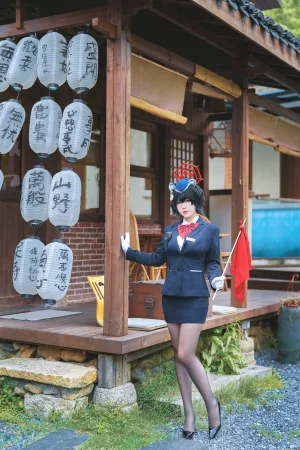 半半子 BANBANKO《导游椿》主题写真：86张全套美图，含6个视频