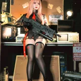 半半子 BANBANKO《NIKKE 拉毗》主题写真：54张全套美图，含2个视频