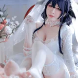 半半子 BANBANKO《吾妻花嫁》主题写真：52张全套美图，含3个视频