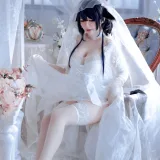 半半子 BANBANKO《吾妻花嫁》主题写真：52张全套美图，含3个视频