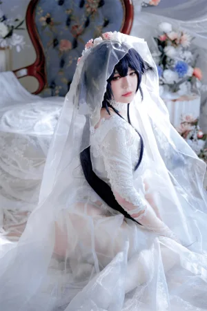 半半子 BANBANKO《吾妻花嫁》主题写真：52张全套美图，含3个视频