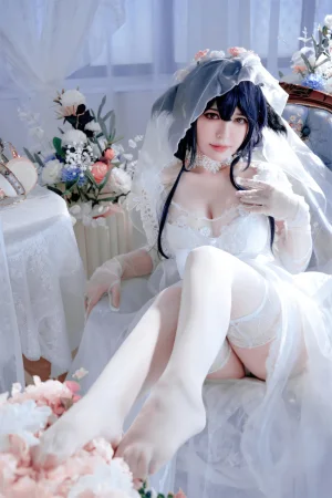 半半子 BANBANKO《吾妻花嫁》主题写真：52张全套美图，含3个视频